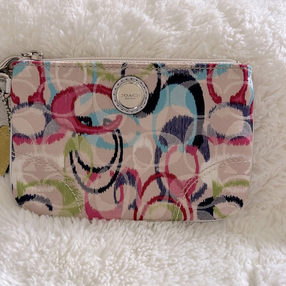 Small Coach wristlet. - Picture 1 of 6